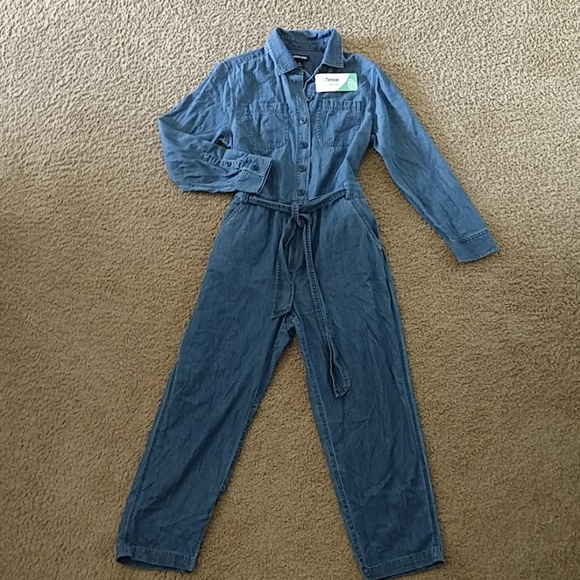 Lands' End Pants - *SOLD*NWT Lands' End denim jumpsuit